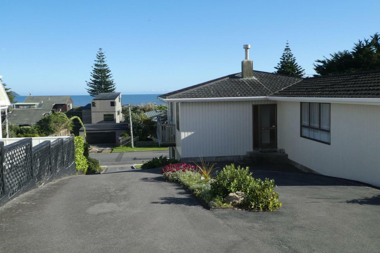 Olde Beach Villa Waikanae Exterior foto